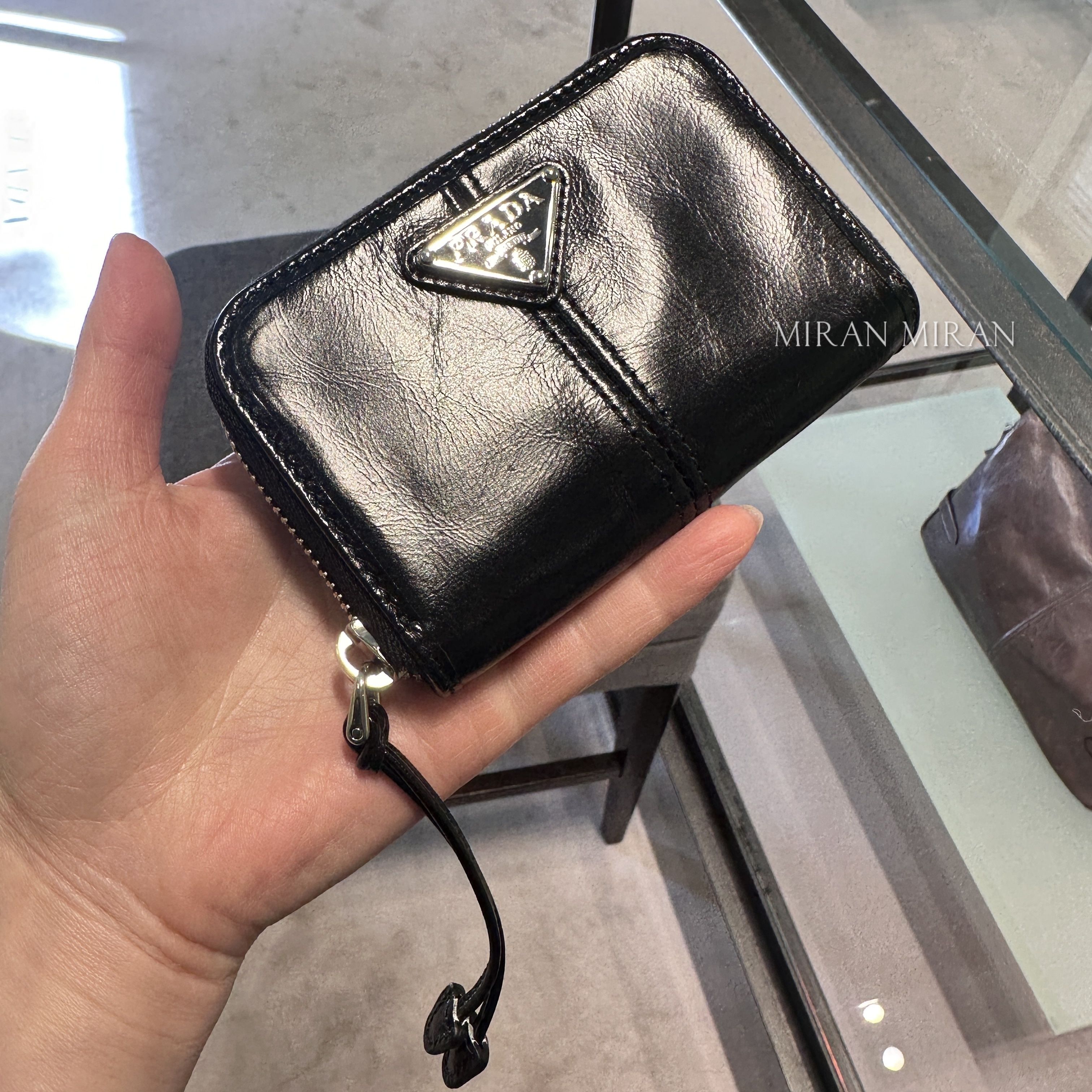 正規品【PRADA】ソフトルックスレザー コインケース/ 2MM003 (PRADA