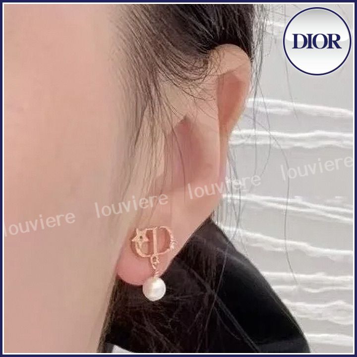 洗練されたデザイン♪】DIOR Petit CD Lucky Star ピアス (Dior/ピアス