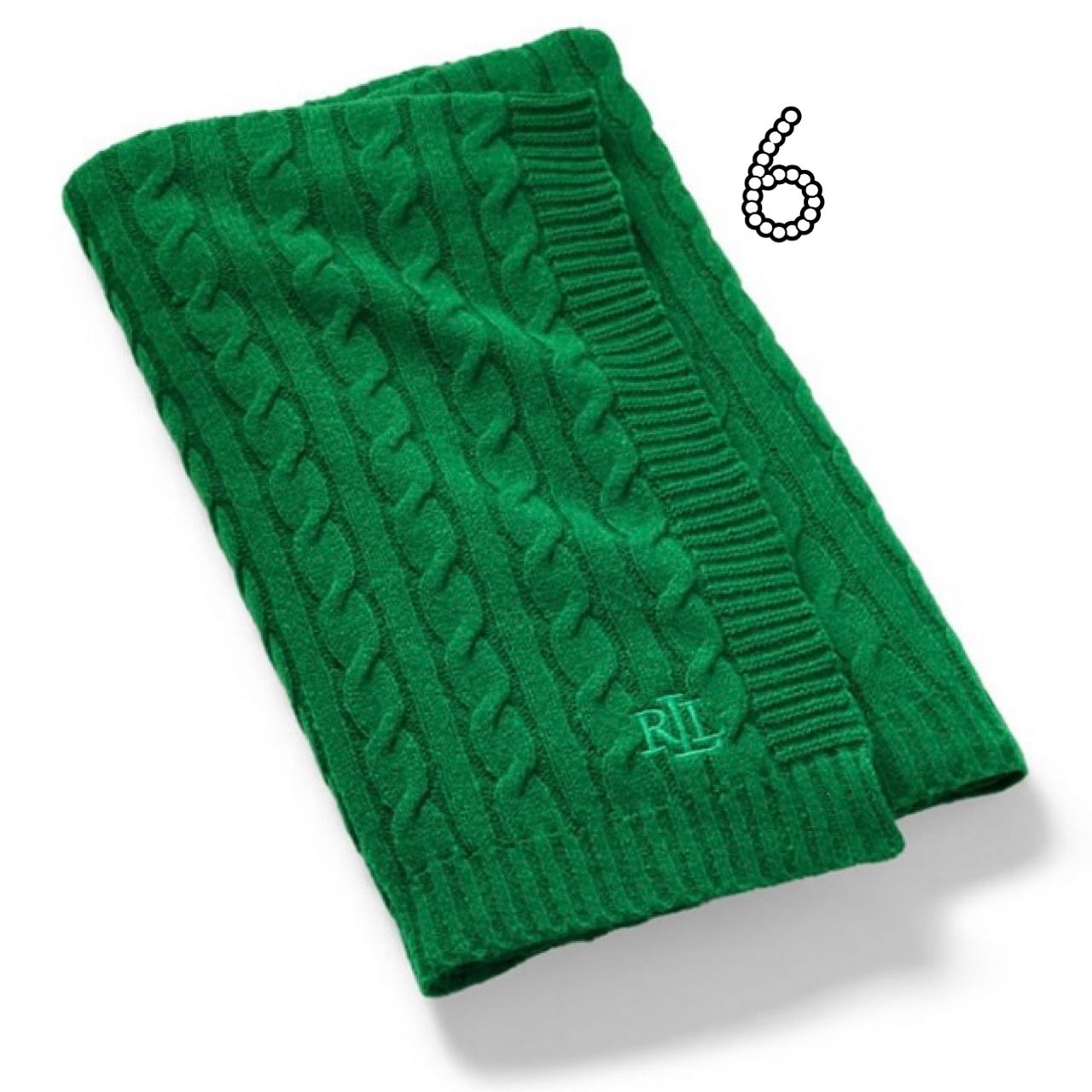 NEW☆Ralph Lauren☆ケーブルニット ブランケット (Ralph Lauren