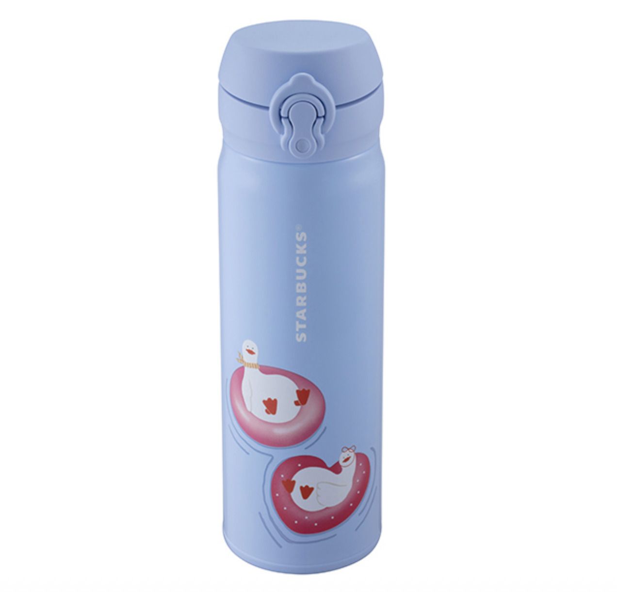 台湾スタバ ハートダック ステンレスボトル 500ml バレンタイン