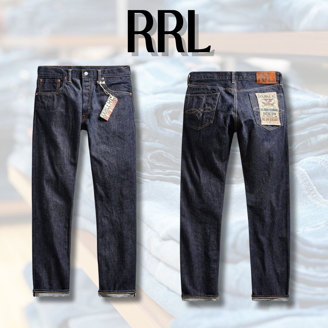 本場USA製【RRL】ロー ストレートフィット Selvedge ジーンズ (RRL