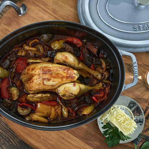 Staub オーバル ココット 31cm ST103118 ☆送料込/追跡付 (Staub/鍋