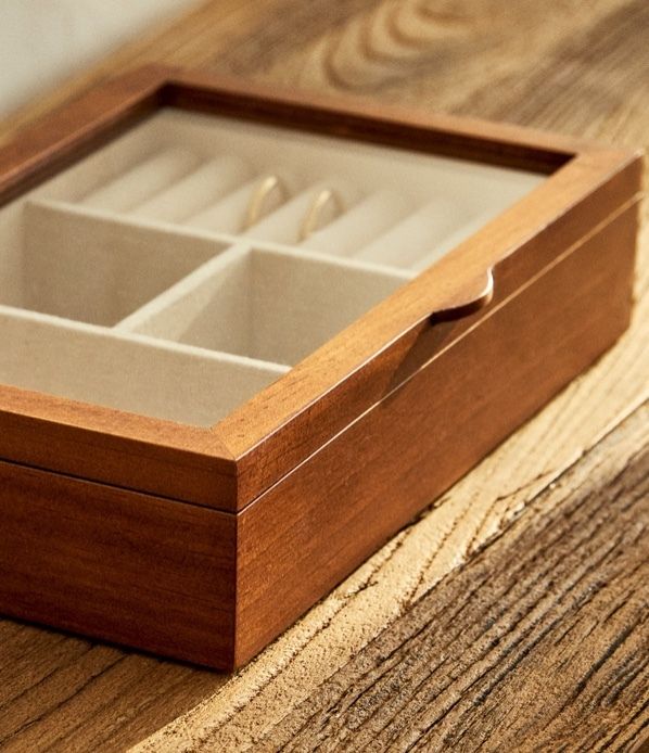 ZARA HOME ザラホーム ウッド ジュエリーボックス 20×30cm (ZARA HOME