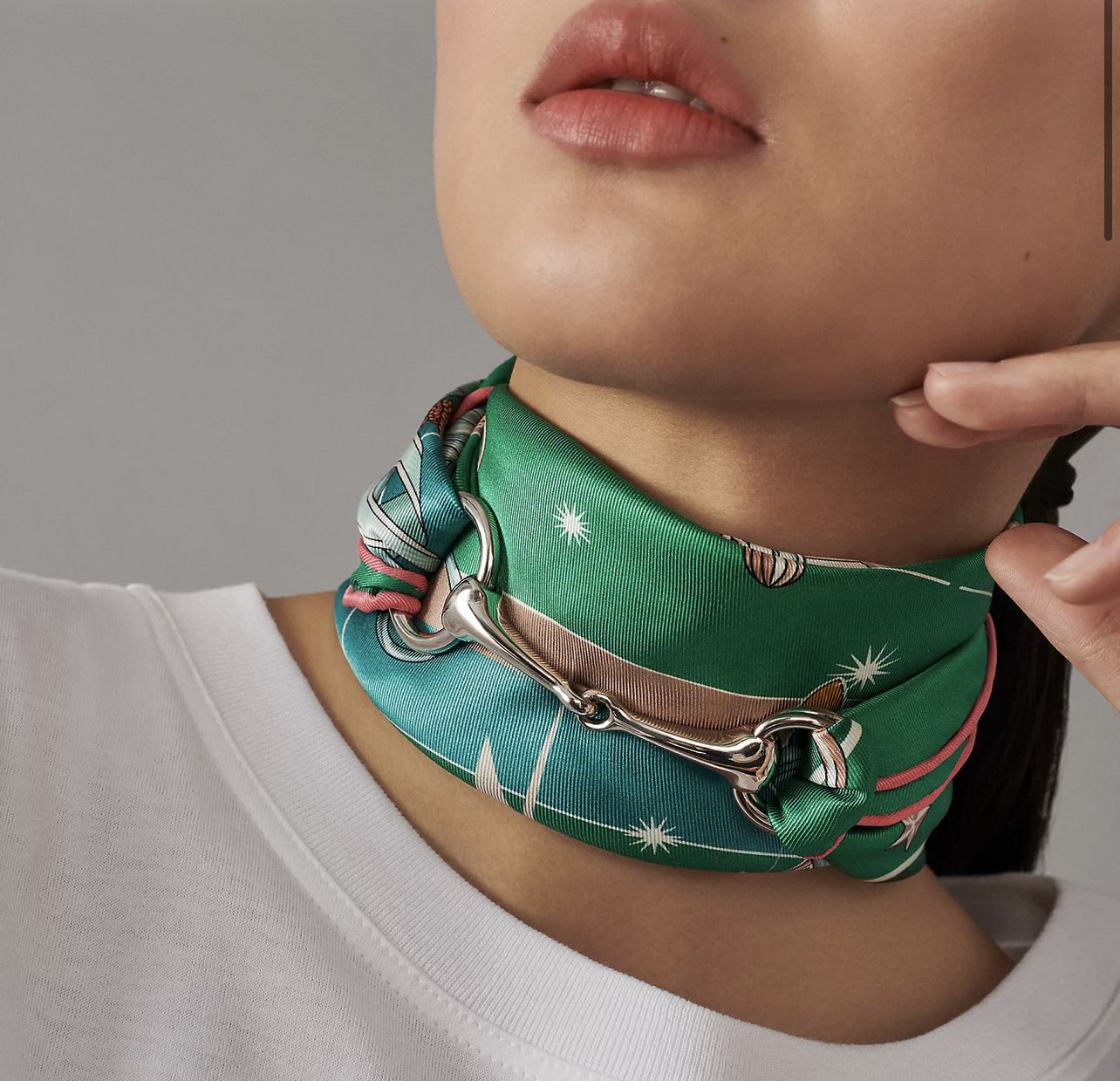 HERMES☆エルメス スカーフリング Mors scarf ring 直営店 (HERMES