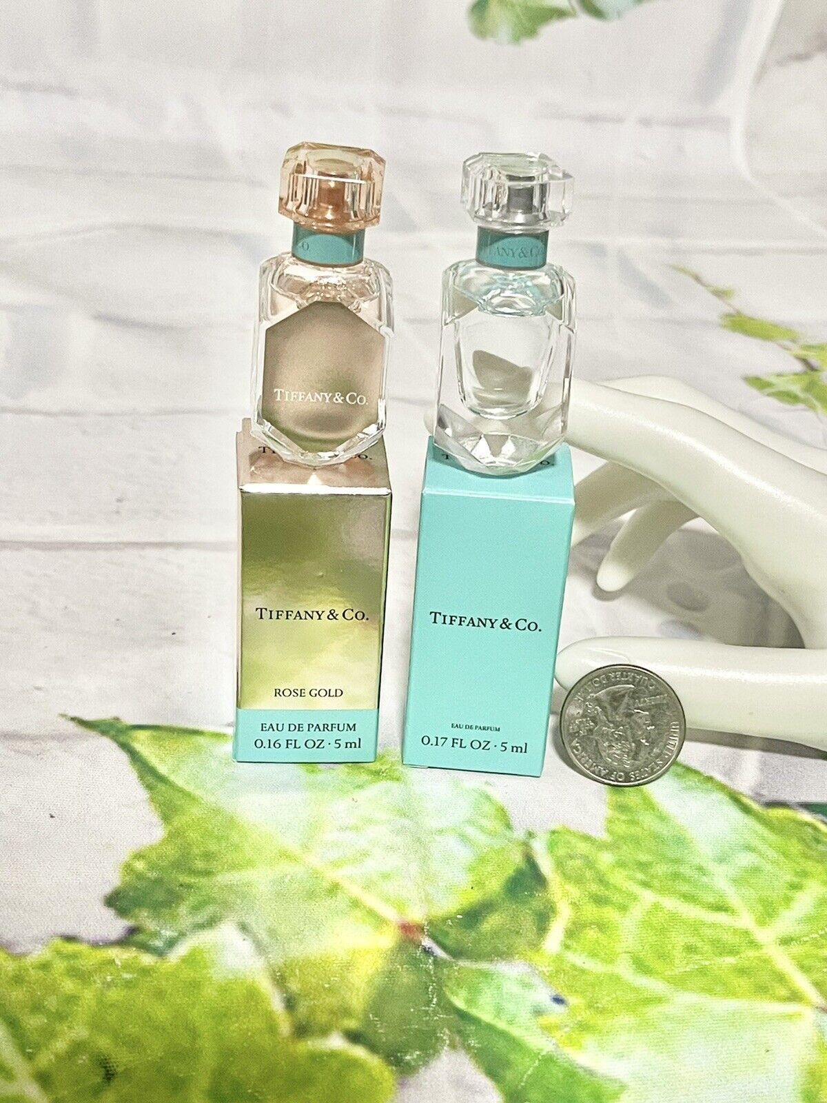 TIFFANY & Co EDP&ローズゴールドEDP ミニチュア2本セット (Tiffany