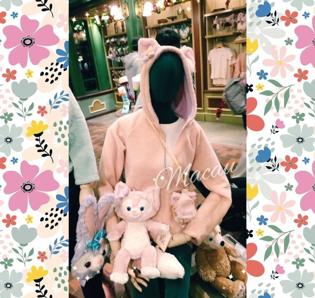 香港ディズニー限定 ダッフィー&フレンズなりきり大人用パーカー