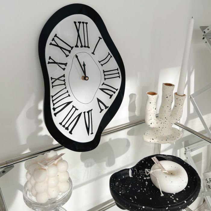 韓国雑貨]ミッドセンチュリーモダンアリス壁掛け時計 in860 (時計