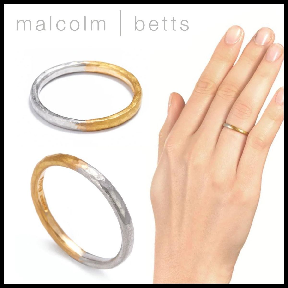 malcolm betts(マルコムベッツ)】☆注目リング☆ 送料/関税込 (malcolm