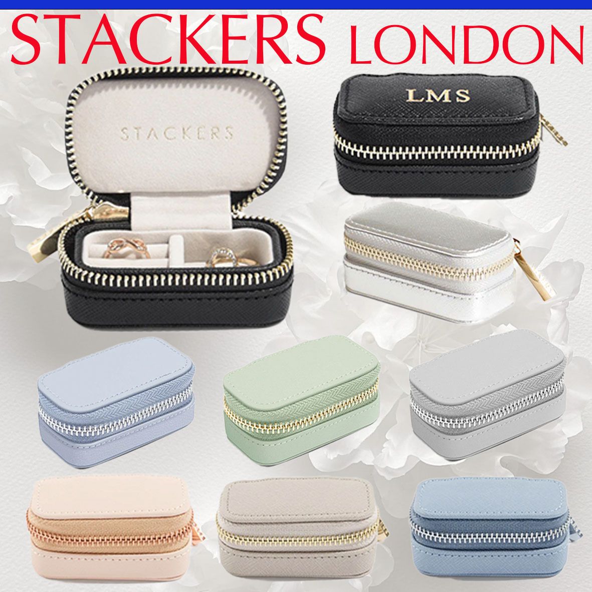 STACKERS】ミニジュエリーケース8色刻印なし☆国内発関税込 (STACKERS