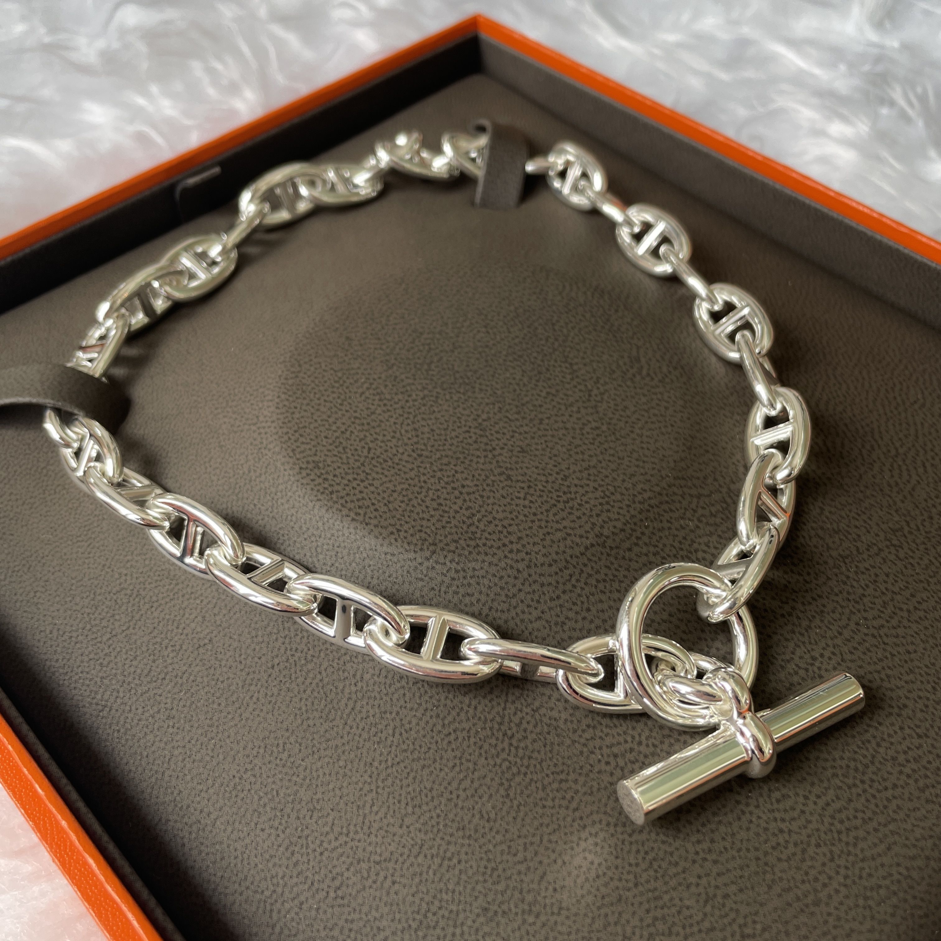 国内発送【HERMES 】シェーヌダンクル GM ネックレス (HERMES