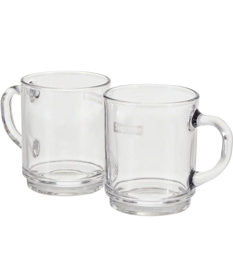 シュプリーム☆Duralex ガラスマグカップ6個セット (Supreme