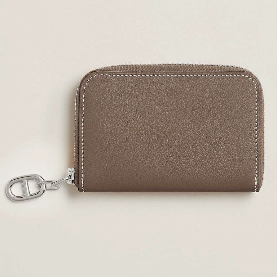 HERMES お洒落 カードケース Zipengo Compact Chaine d'Ancre (HERMES