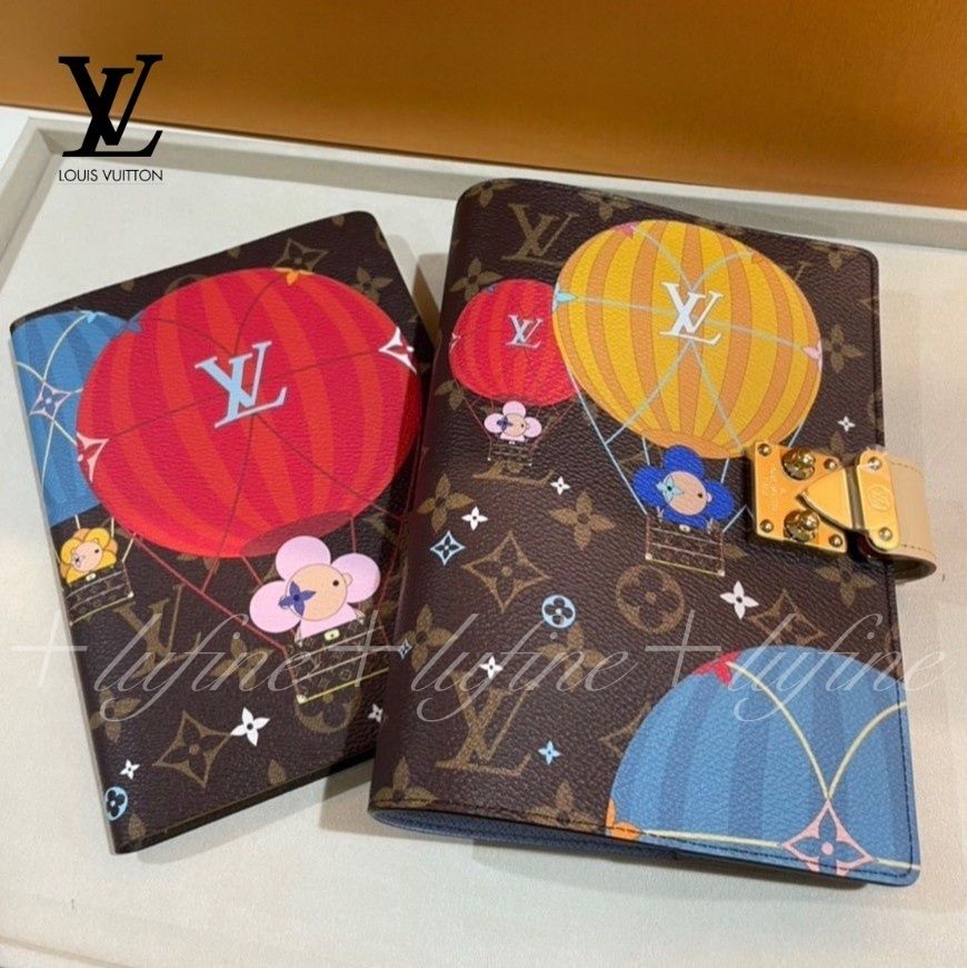 気球モチーフが可愛すぎ♪】ルイヴィトン 手帳 ノート (Louis Vuitton