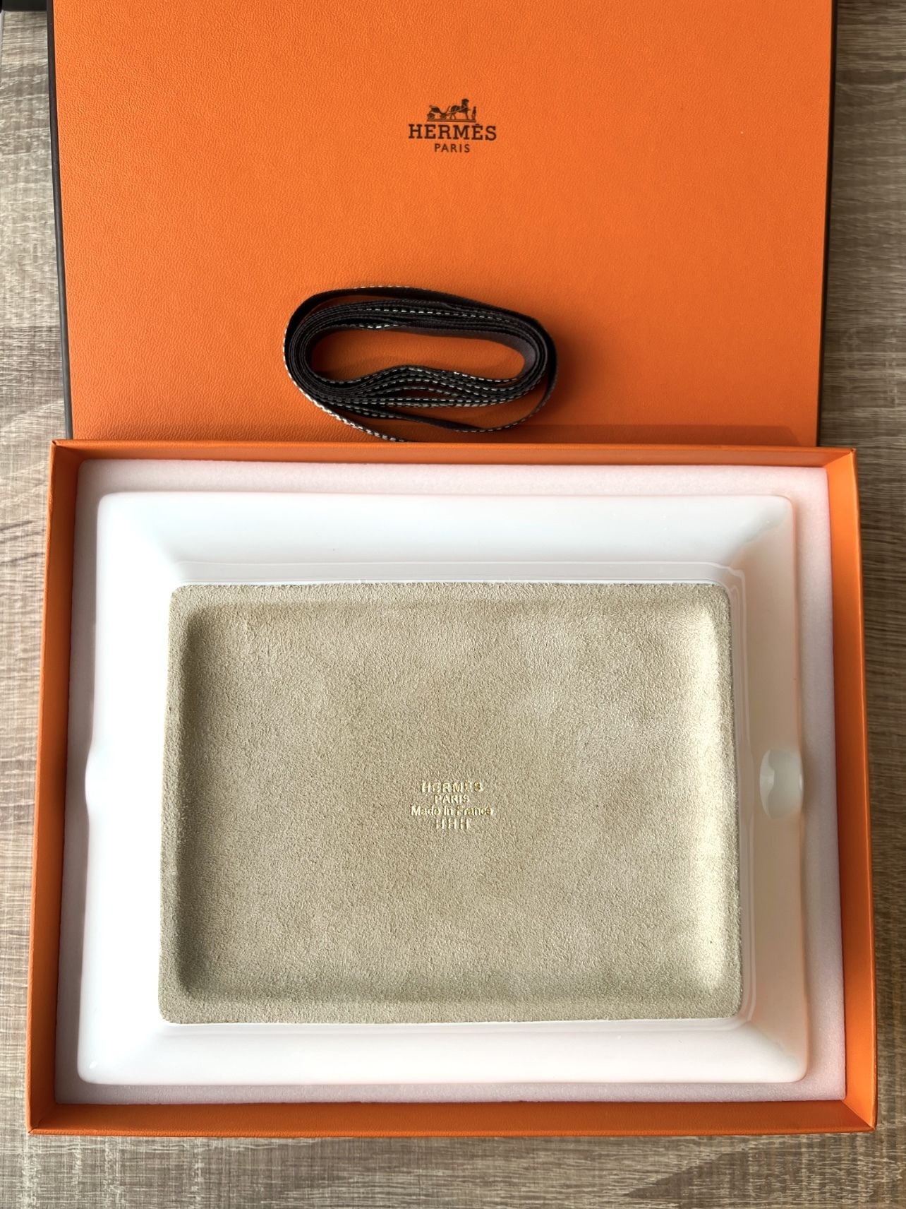 エルメス 灰皿 小物トレー 小物入れ モザイク 24 ゴールド (HERMES