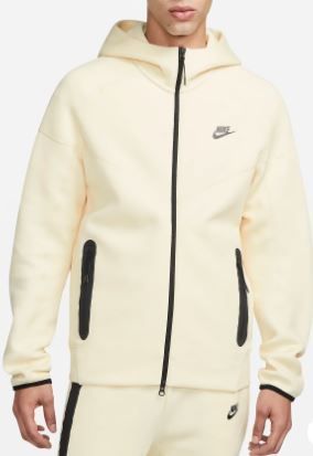 Nike Tech フリース パーカー＆ジョガーセット ココナッツミルク (Nike