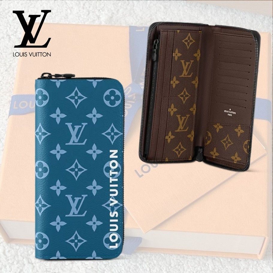 内側もお洒落☆長く使える♪】ルイヴィトン 長財布 モノグラム (Louis