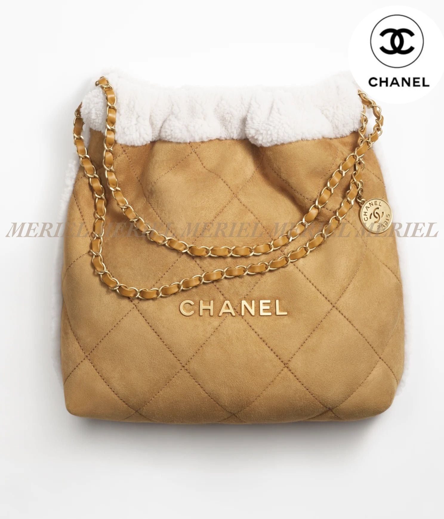 新作23aw】CHANEL 22 ハンドバッグ ボアもこもこ (CHANEL/ショルダー