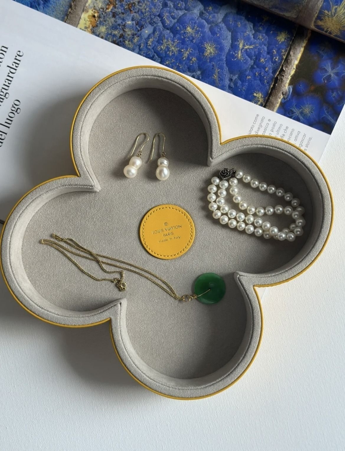 プレゼントに◎小物入れ】LV ☆ヴィード ポッシュ・フラワー (Louis