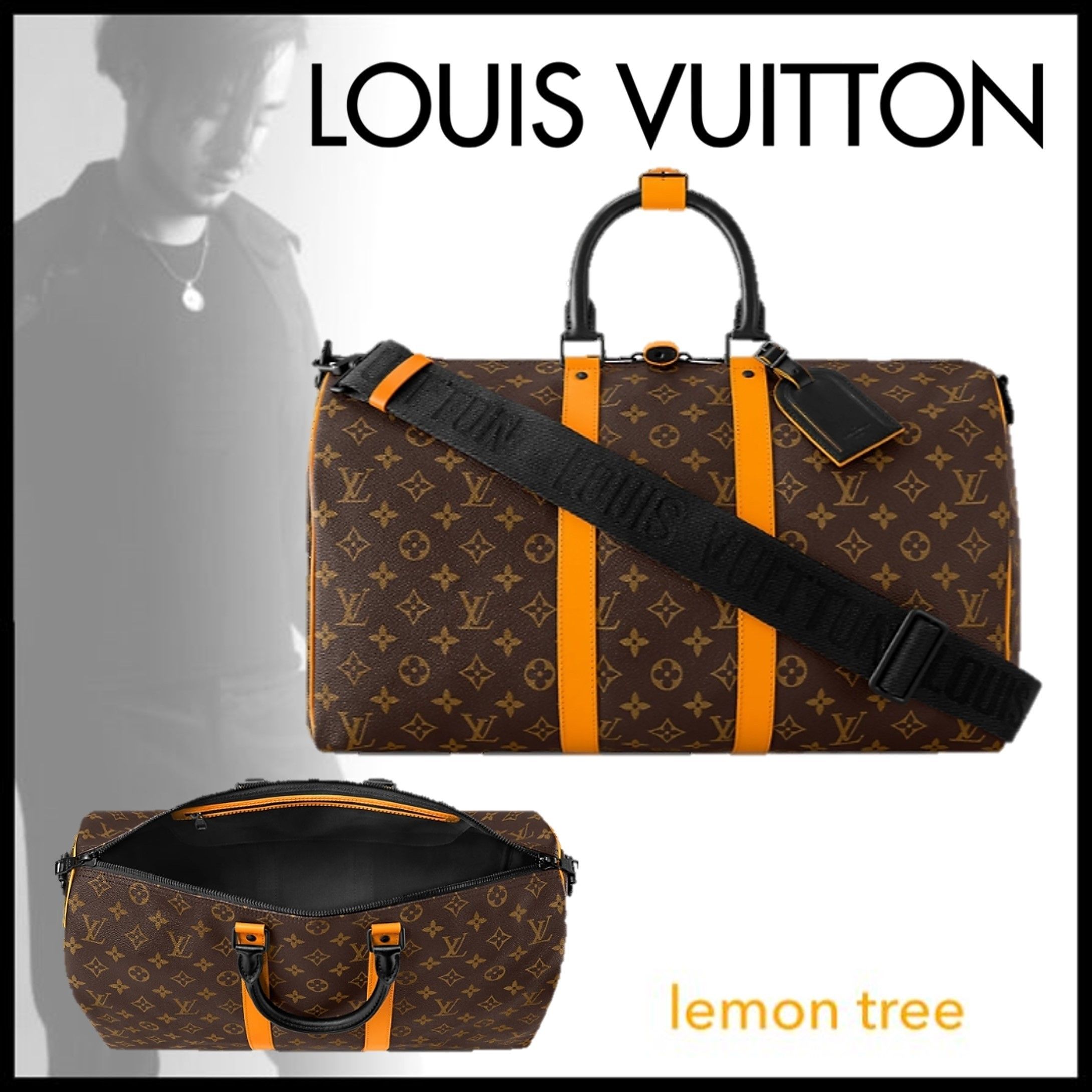 Louis Vuitton】キーポル・バンドリエール 45 ボストン M46703 (Louis