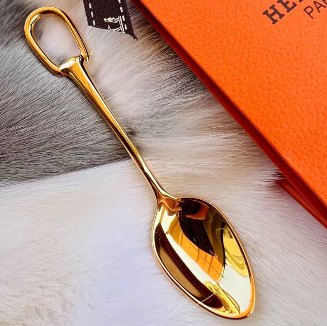 HERMES サラダサービングスプーン 〈アトラージュ〉 ステンレス