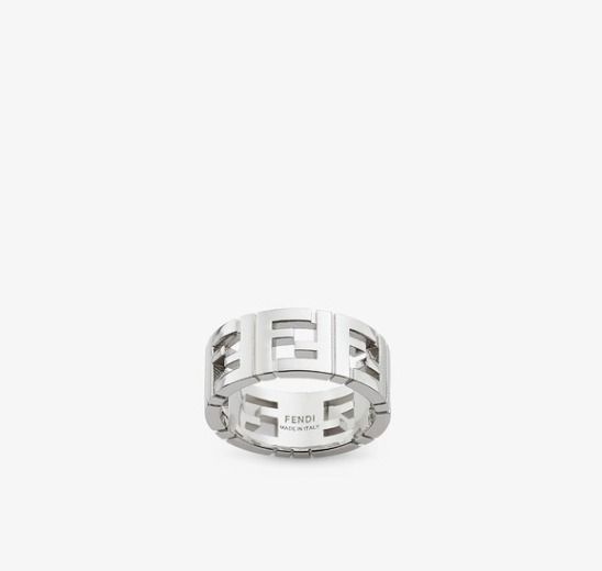 FENDI】FFリング シルバー FFモチーフ (FENDI/指輪・リング) 101155992