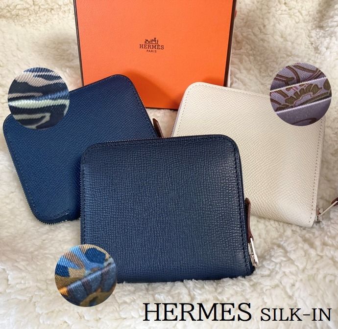 ギフトにも☆エルメス☆希少！シルクイン コンパクトウォレット