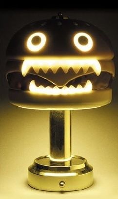 送料・関税込み】UNDERCOVER × MEDICOM TOY HAMBURGER LAMP