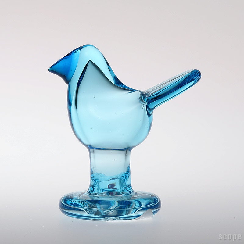 販売終了】iittala | Birds by Toikka ミニシエッポ脚付 ターコイズ x