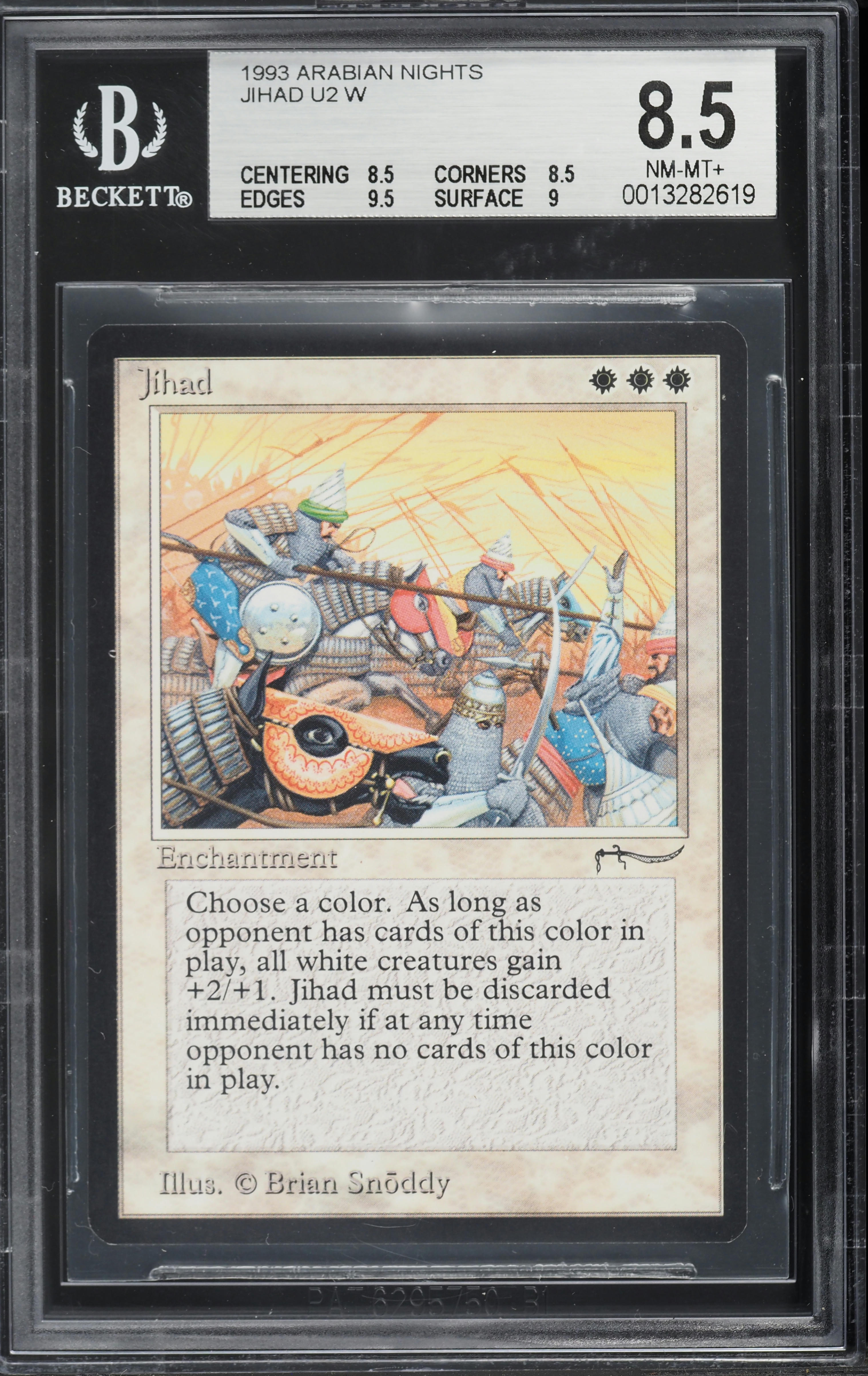 1993 Magic The Gathering MTG Arabian Nights Jihad BGS 8.5 NM-MT+