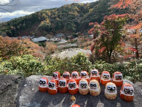 紅葉狩りにだるまだらけの勝尾寺へ』箕面(大阪)の旅行記・ブログ by