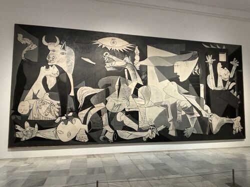 ヨーロッパ周遊 マドリード再び②ゲルニカ』マドリード(スペイン)の