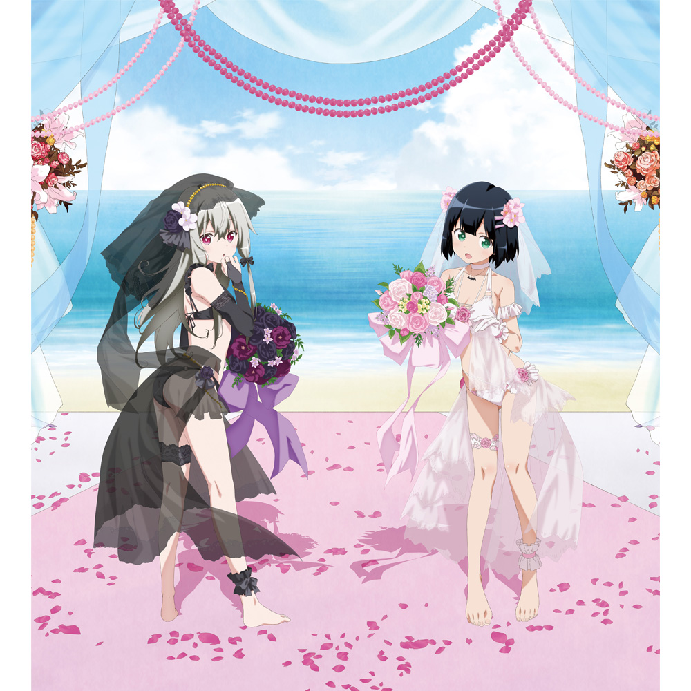 となりの吸血鬼さん_描き下ろし複製原画（ソフィー＆灯／ウエディング