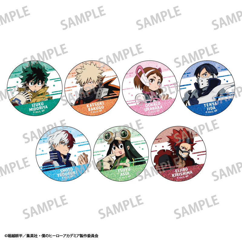 僕のヒーローアカデミア_トレーディンググリッター缶バッジvol.1/7期