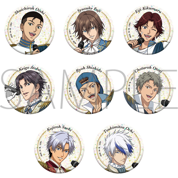 新テニスの王子様_ホログラムキャラバッジコレクション【BOX／8パック