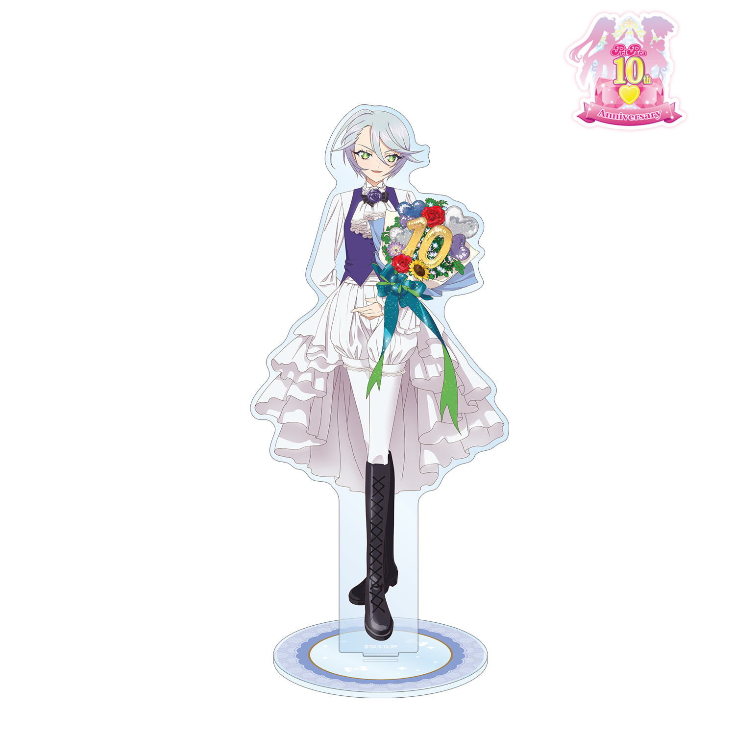 プリパラ10周年_描き下ろし 紫京院ひびき 花まつりver. 特大アクリル