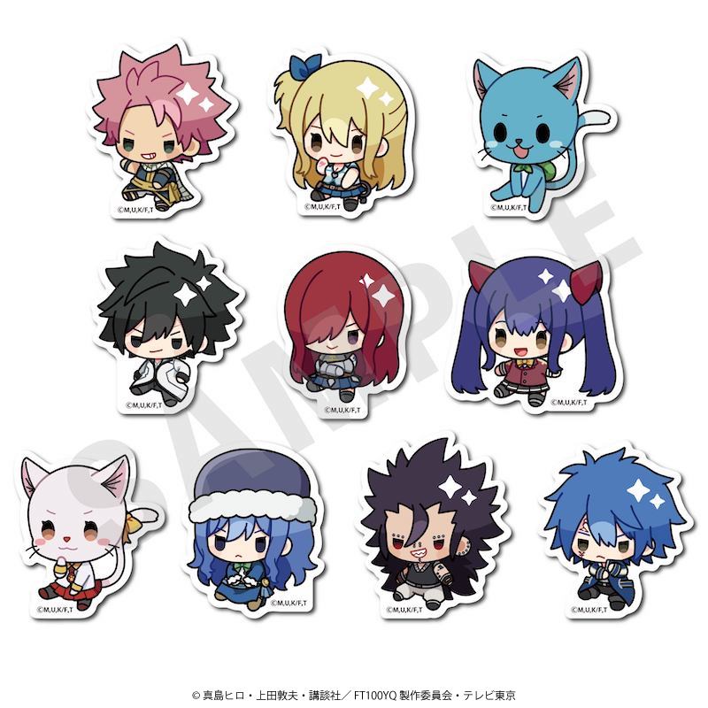 FAIRY TAIL 100年クエスト_トレーディングステッカー【BOX／10個入り