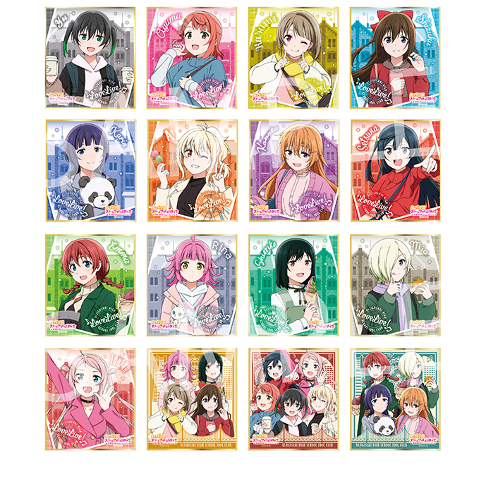 ラブライブ！シリーズ_ ビジュアル色紙コレクション 1BOX | 公式グッズ