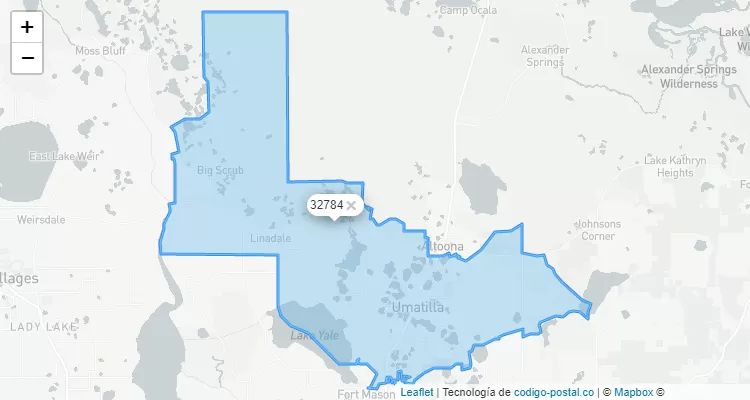 32784 ZIP Code - United States