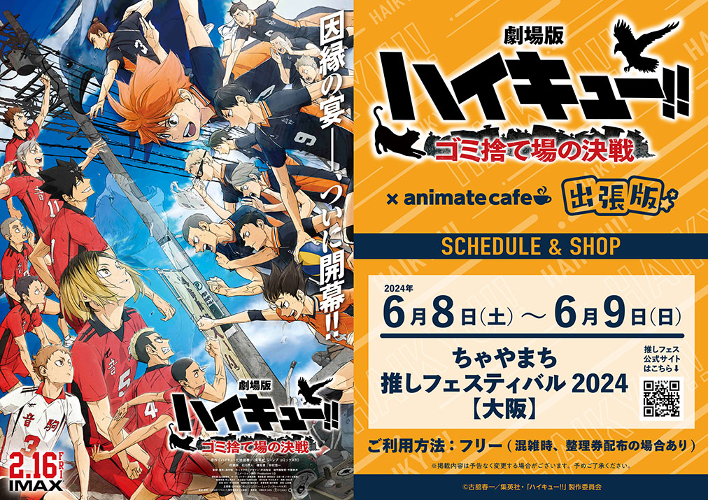 劇場版ハイキュー!! ゴミ捨て場の決戦』 | コラボ作品 | 人気アニメ