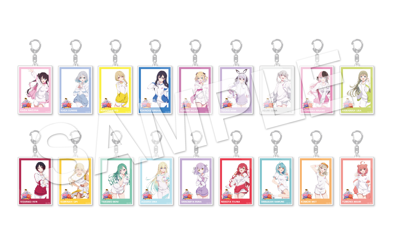 ぶいすぽっ！チェキ風アクリルキーホルダー（体育祭） | ドワンゴ