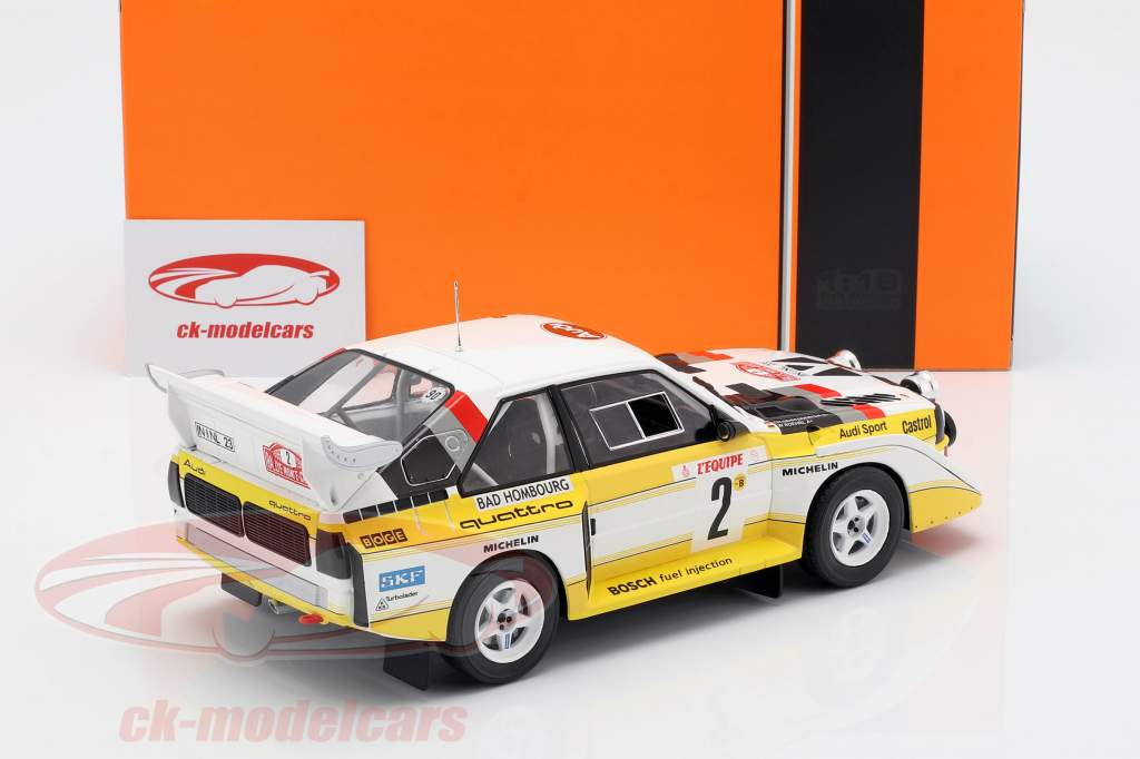 Ixo 1:18 Audi Sport Quattro S1 E2 #2 第4回 Rallye Monte Carlo 1986