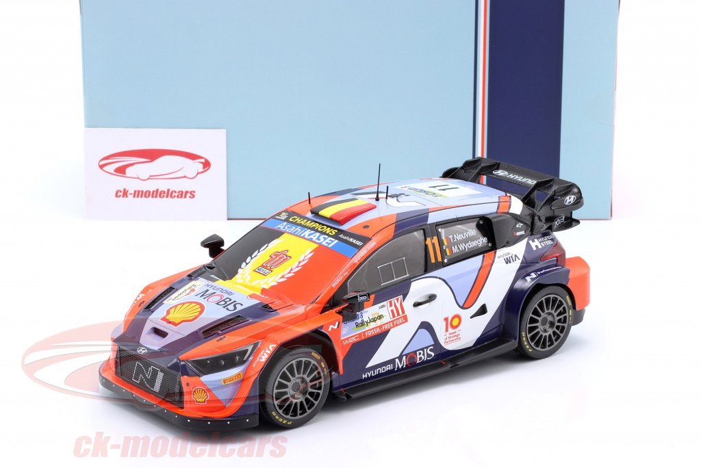 Ixo 1:18 Hyundai i20 N Rally1 Hybrid #11 6th Rally Japan 2024
