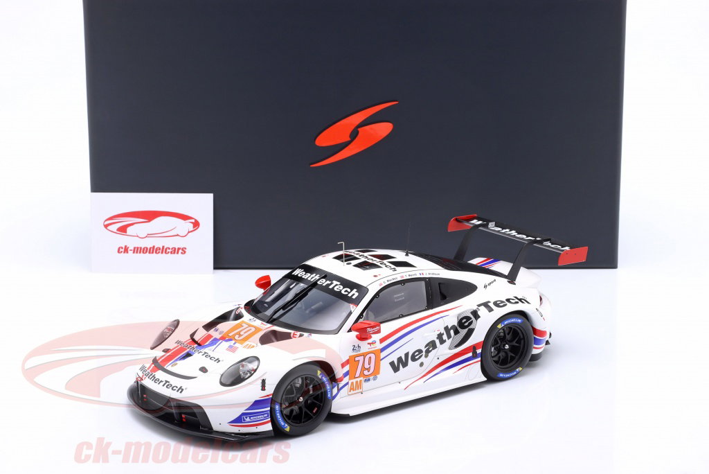 Spark 1:18 Porsche 911 RSR-19 #79 24h LeMans 2022 WeatherTech