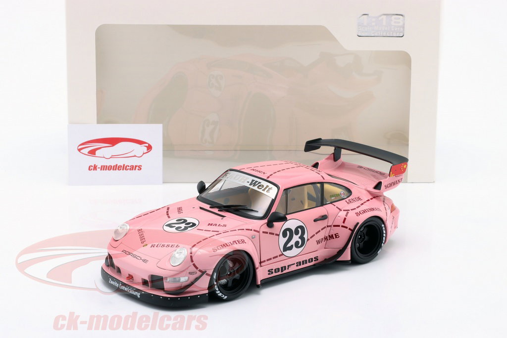 Solido 1:18 Porsche 911 (993) RWB Rauh-Welt Sopranos Pink Pig 2020