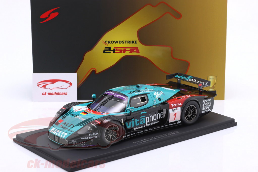 Spark 1:18 Maserati MC12 GT1 #1 Winner 24h Spa 2006 Bertolini, van