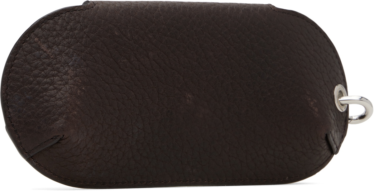 LEMAIRE Brown Bell Glasses Holder Pouch Lemaire