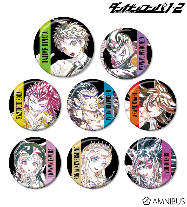 ダンガンロンパ1・2 Reload - トレーディング Ani-Art 缶バッジ Ver