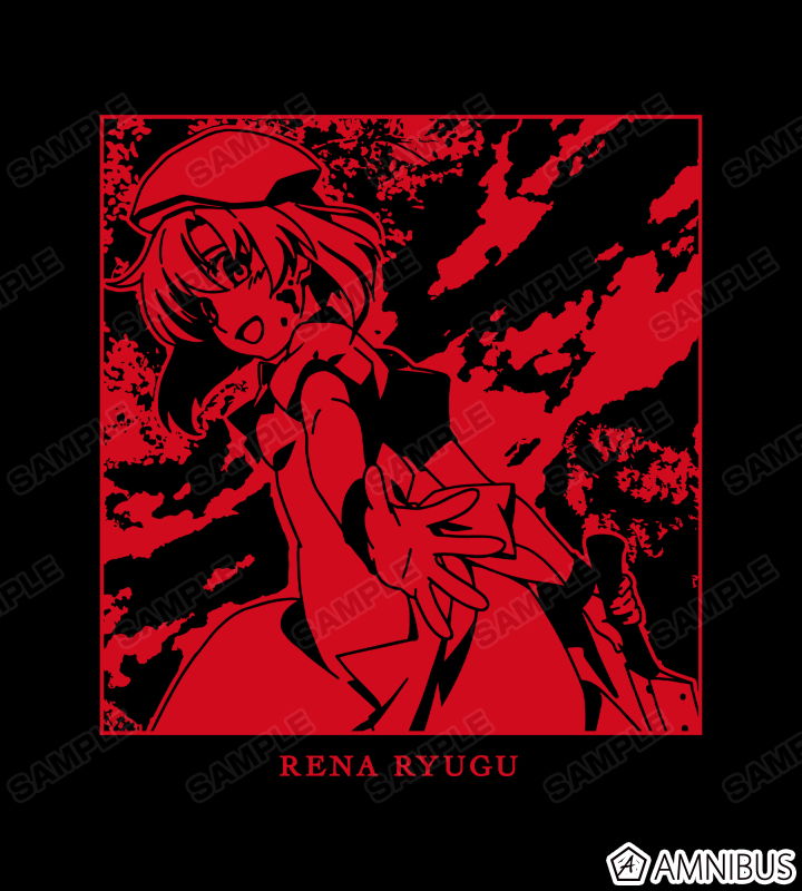 ひぐらしのなく頃に 業 - 竜宮レナ 箔プリントTシャツ/レディース