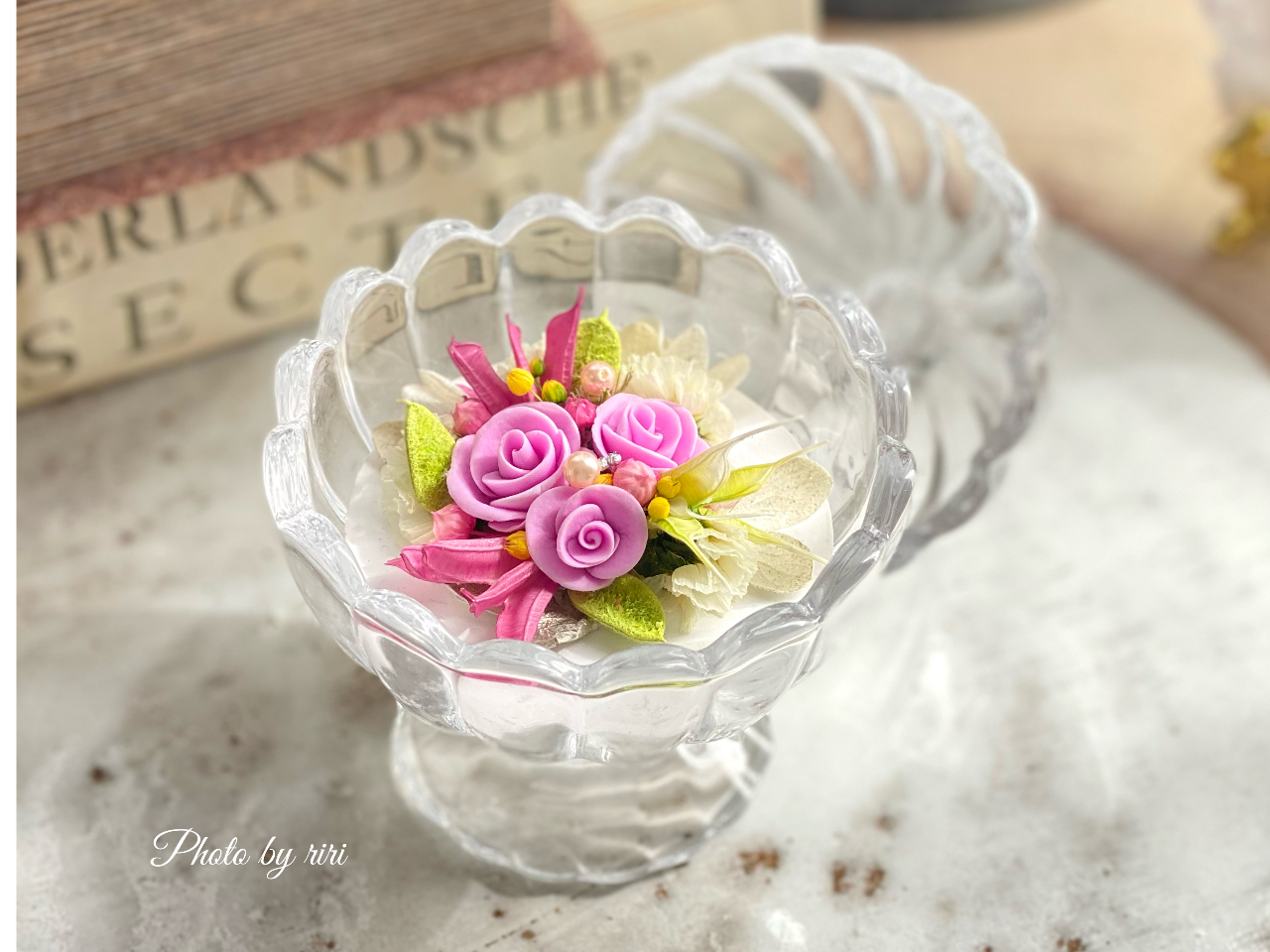 アロマ＆ドライフラワー好きの方必見！】アロマストーンフラワー缶