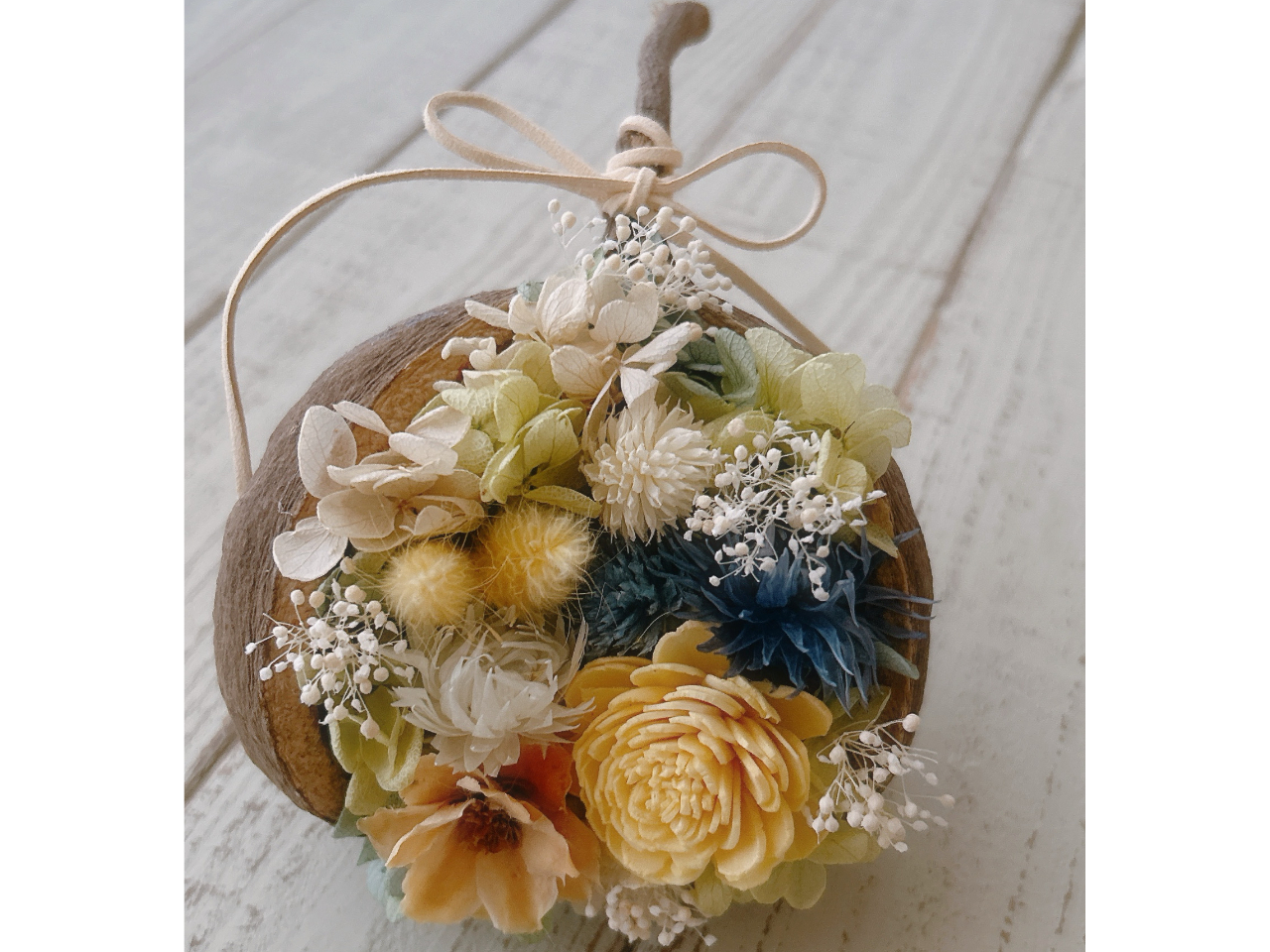 幸せを呼ぶ実＊「ブッダナッツ」お好みのお花や木の実を詰めて素敵な